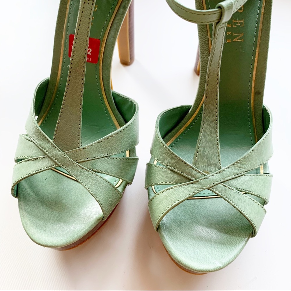 🛍SOLD 🛍Lauren by Ralph Lauren Frieda heels 6.5 - Picture 2 of 12
